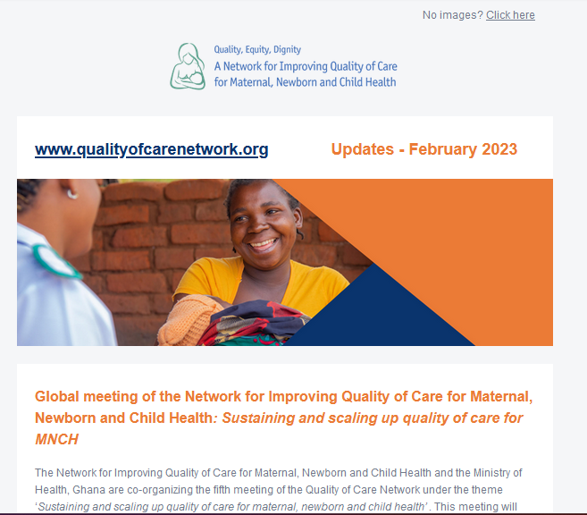 Quality of Care Network Updates - February 2023