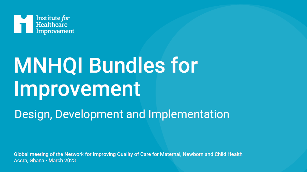 MNHQI bundles for improvement 