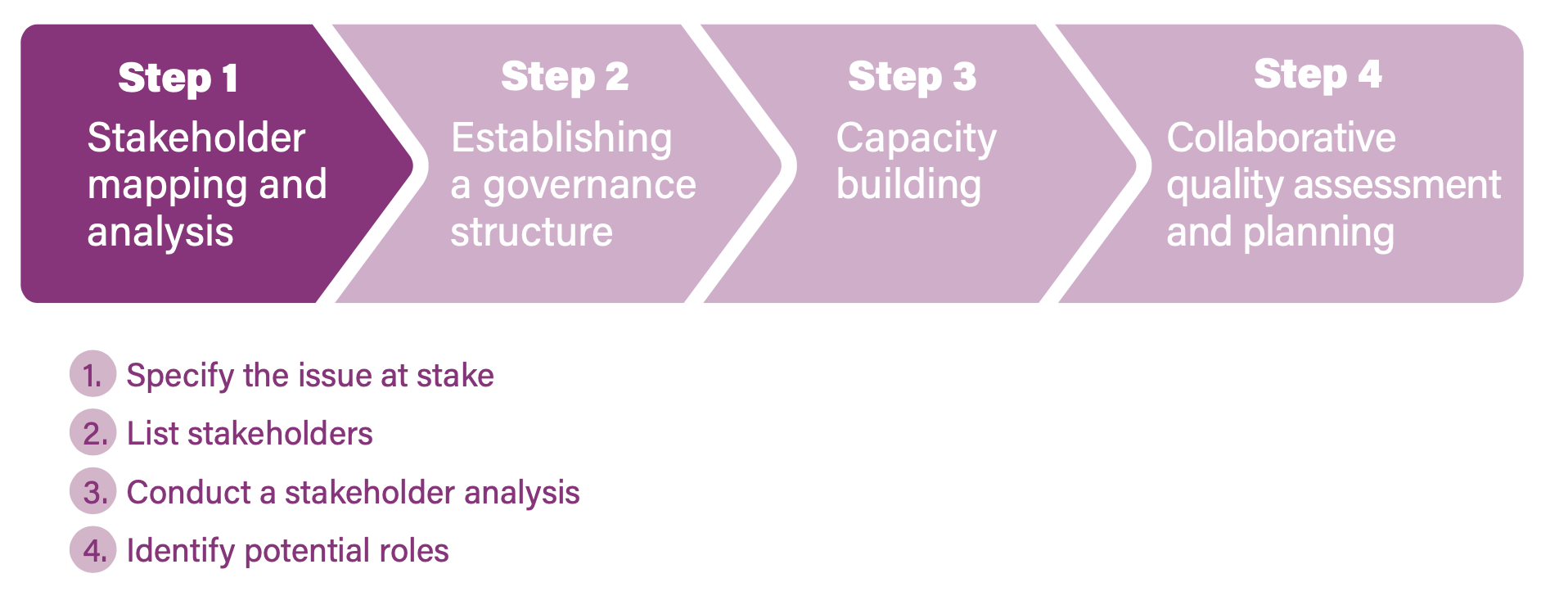 Step 1. Stakeholder mapping and analysis