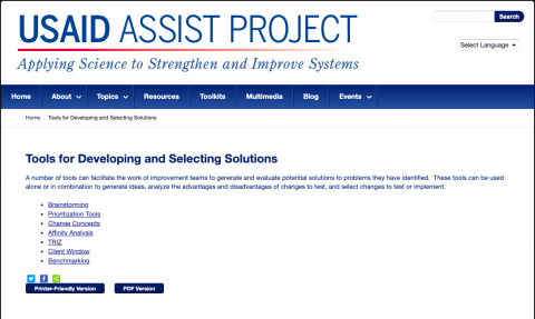 USAID ASSIST Project